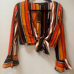 BRAND NEW NASTYGAL TIE UP TOP